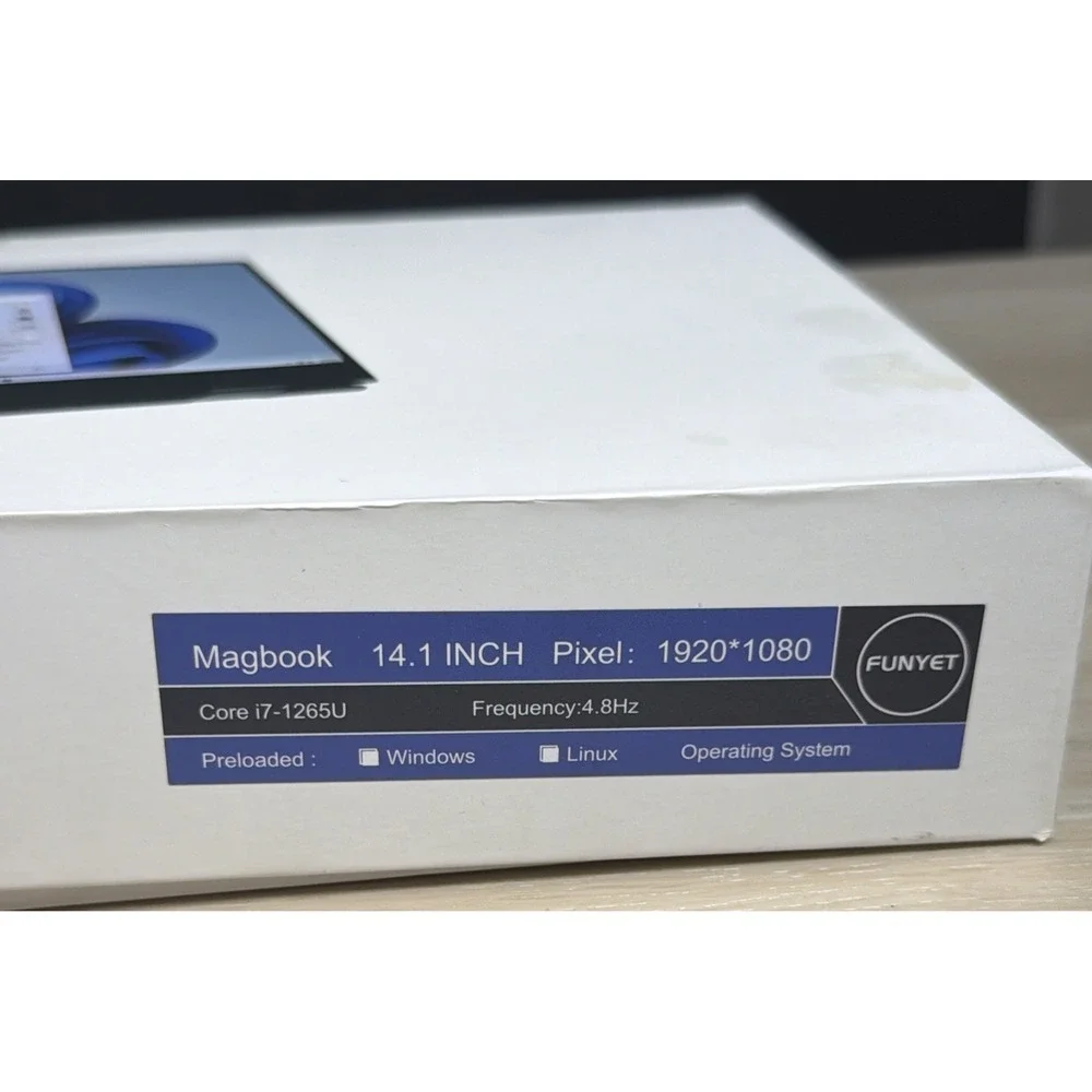 T25~Funyet Duetbook Magbook 14.1 Inch 1920*1080 Pixel Black Laptop
